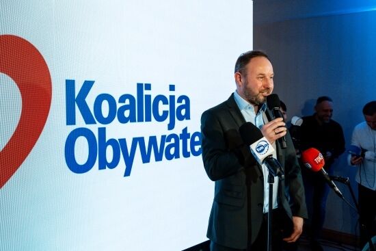 2024.04.07 - Wieczór wyborczy w Koalicji Obywatelskiej. Reakcja na wyniki exit poll
