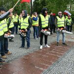 Protest branży drzewnej w Białymstoku 