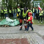 Protest branży drzewnej w Białymstoku 