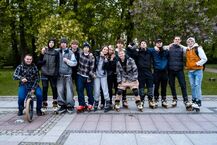 Nightskating - nocny przejazd na rolkach ulicami Białegostoku