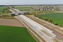 Rail Baltica: wiadukty na trasie Czyżew - Łapy