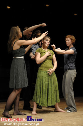 Spektakl Akademii Teatralnej "W głębokim dole"