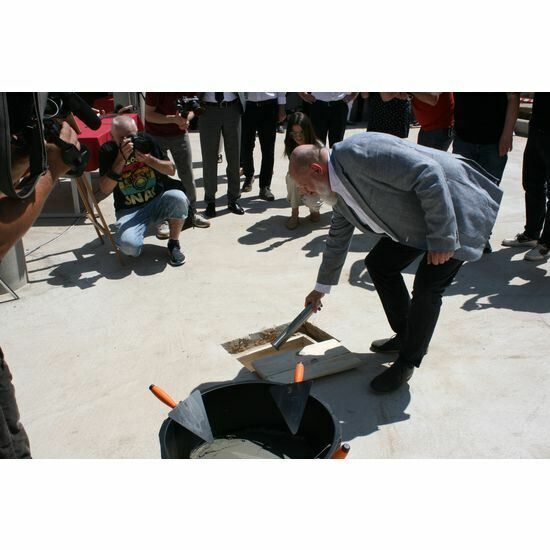 Wmurowanie kamienia węgielnego pod budynek wydziału nauk humianistycznych 