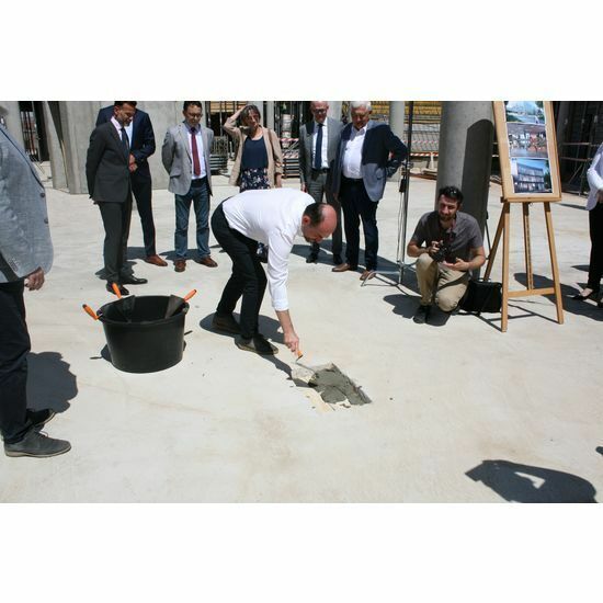 Wmurowanie kamienia węgielnego pod budynek wydziału nauk humianistycznych 