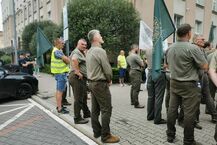 Ogólnopolski protest leśników w Białymstoku