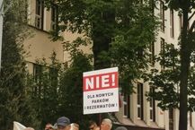 Ogólnopolski protest leśników w Białymstoku
