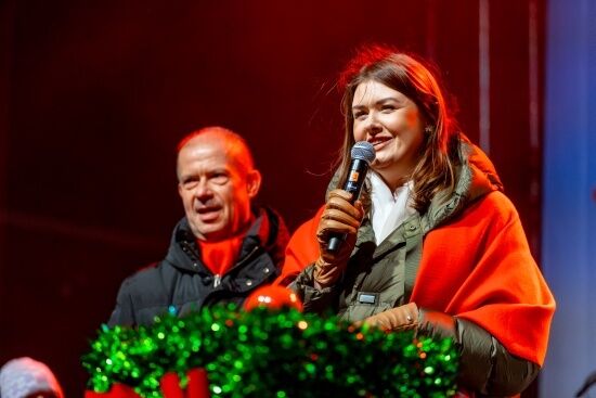 2024.12.08 - Spotkanie z Mikołajem z Rovaniemi na Rynku Kościuszki