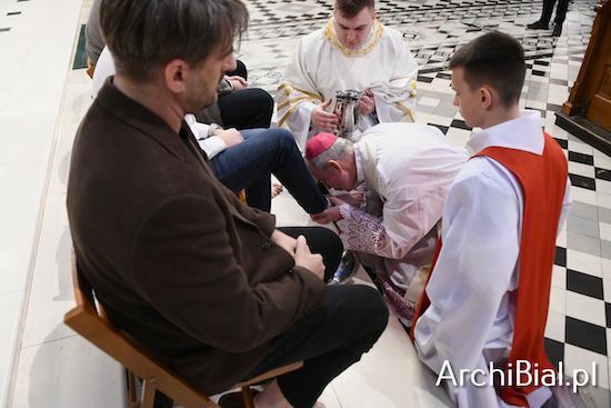 Wielki Czwartek w białostockiej katedrze