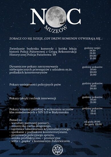 Noc Muzeów Komenda Policji