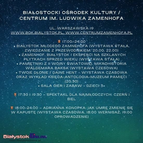 Noc Muzeów Białystok 2025