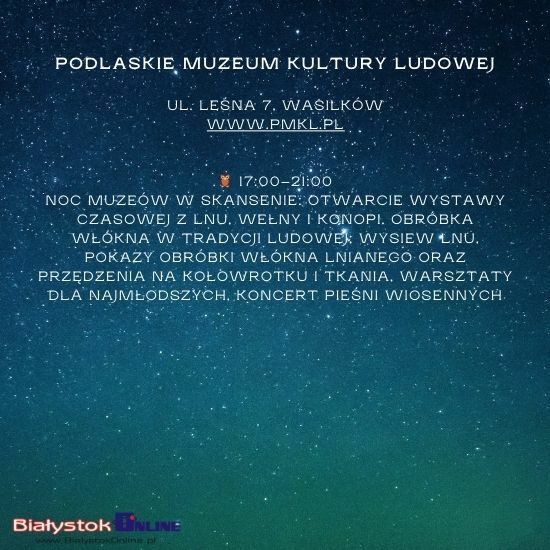 Noc Muzeów Białystok 2025