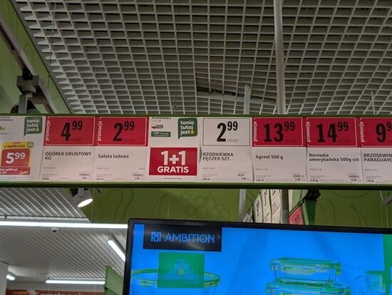 Ceny owoców i warzyw