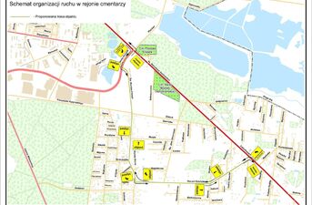 Zmiany organizacji ruchu w rejonie cmentarzy