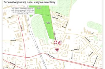 Zmiany organizacji ruchu w rejonie cmentarzy