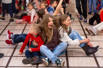 Święty Mikołaj z Finlandii spotkał się z dziećmi w Dworze Czarneckiego