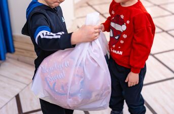 Święty Mikołaj z Finlandii spotkał się z dziećmi w Dworze Czarneckiego