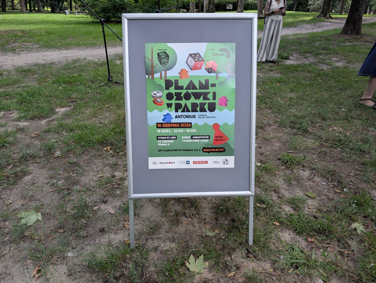 Planszówki wracają do białostockich parków. W sierpniu dwa spotkania
