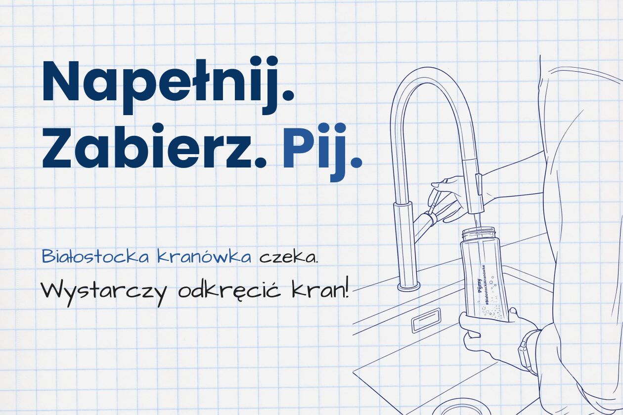 Dlaczego coraz więcej mieszkańców Białegostoku pije wodę z kranu?