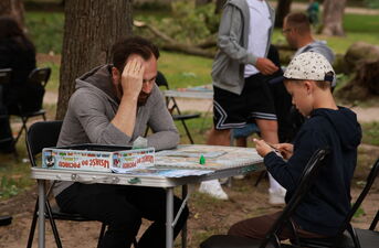 Planszówki w Parku Konstytucji 3 Maja