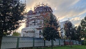 Budowa cerkwi na Białostoczku 