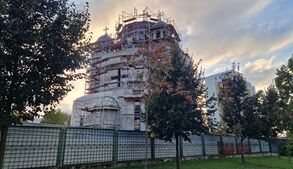 Budowa cerkwi na Białostoczku 