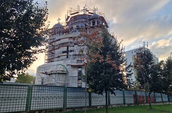 Budowa cerkwi na Białostoczku 