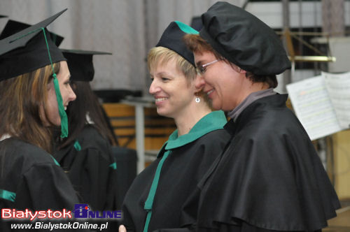 Rozdanie dyplomów Wydziału Informatyki PB