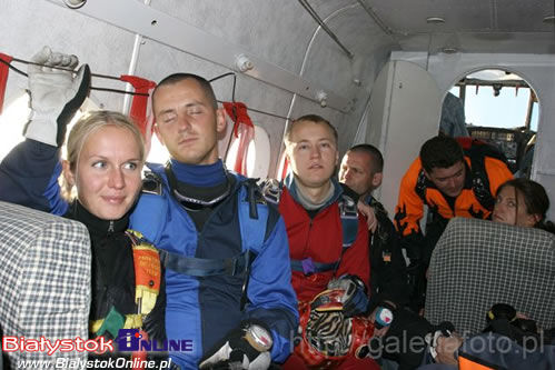 Skoki spadochronowe nad Białymstokiem