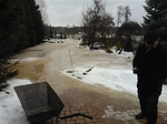 2013.02.01 - Ośmiokilometrowy zator rzeki. Podtopione gospodarstwa