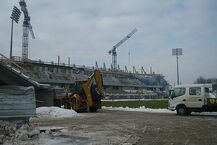 Prace na stadionie miejskim