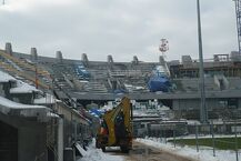 Prace na stadionie miejskim