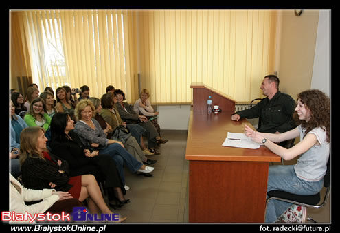 Wizyta Pawła Małaszyńskiego w II LO