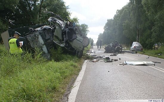 Tragiczny wypadek w miejscowości Podbagny