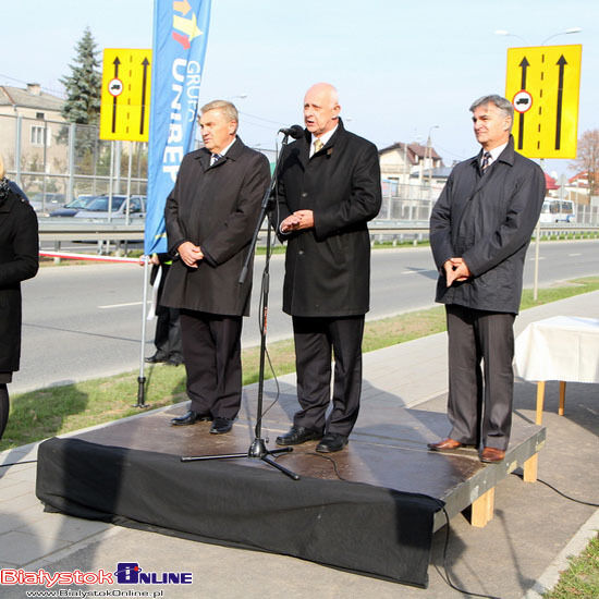 Otwarcie drogi Białystok - Kleosin