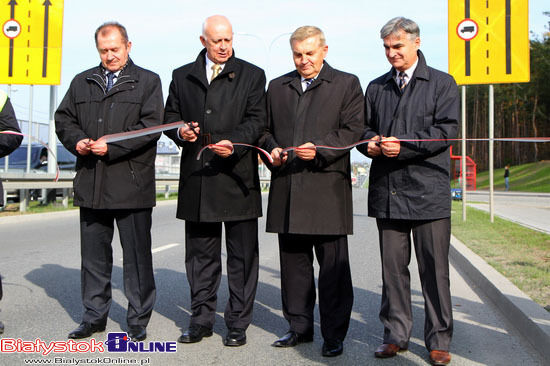 Otwarcie drogi Białystok - Kleosin