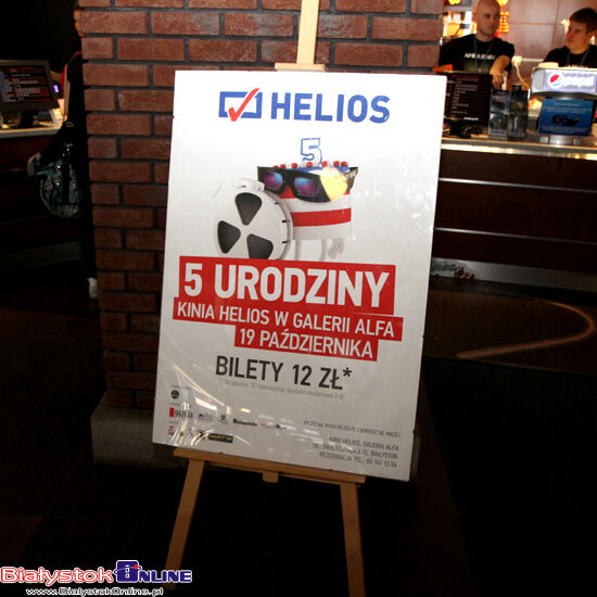 Urodziny kina Helios w galerii Alfa