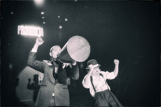 Spektakl Teatru Dramatycznego "Tango Prohibicja"