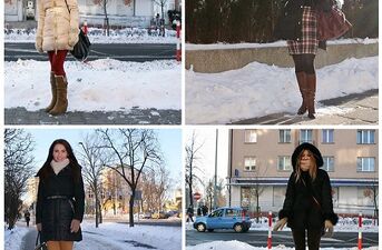 Praktycznie czy modnie? Zimowe stylizacje białostoczanek
