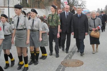 Marsz Katyński ulicami Białegostoku