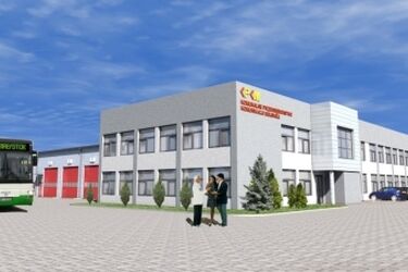 Supermarket i centrum serwisowe w zajezdni
