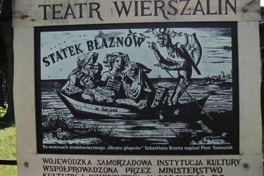 "Statek Błaznów"  na morzu grzechu według Wierszalina
