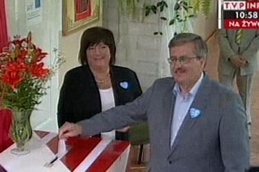 Komorowski na Podlasiu, Kaczyński w Warszawie - obaj już zagłosowali