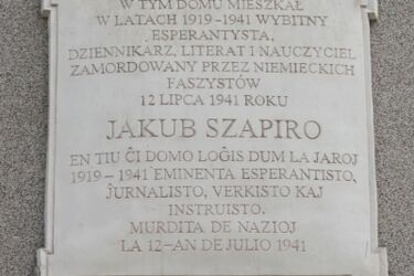 Rocznica śmierci znanego esperantysty Jakuba Szapiro