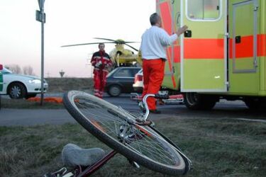 Ciężarówka potrąciła rowerzystkę