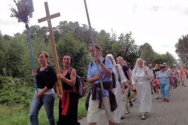 Pielgrzymi z Białegostoku coraz bliżej Jasnej Góry