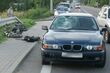 Wypadek na krajowej "19". Zderzyły się WSK i BMW