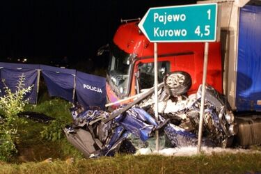 Wypadek w okolicach Jeżewa. Zginęły trzy osoby