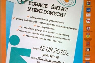 Akcja Tyflobus. Zobacz świat niewidomych
