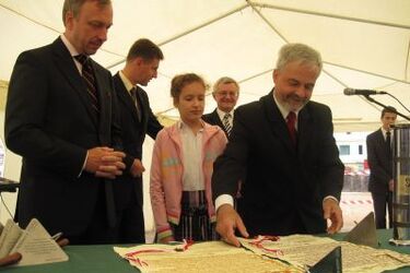 Wmurowano kamień węgielny pod rozbudowę Szkoły Muzycznej