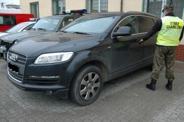 Mercedes, audi - dwa kradzione samochody znaleźli pogranicznicy